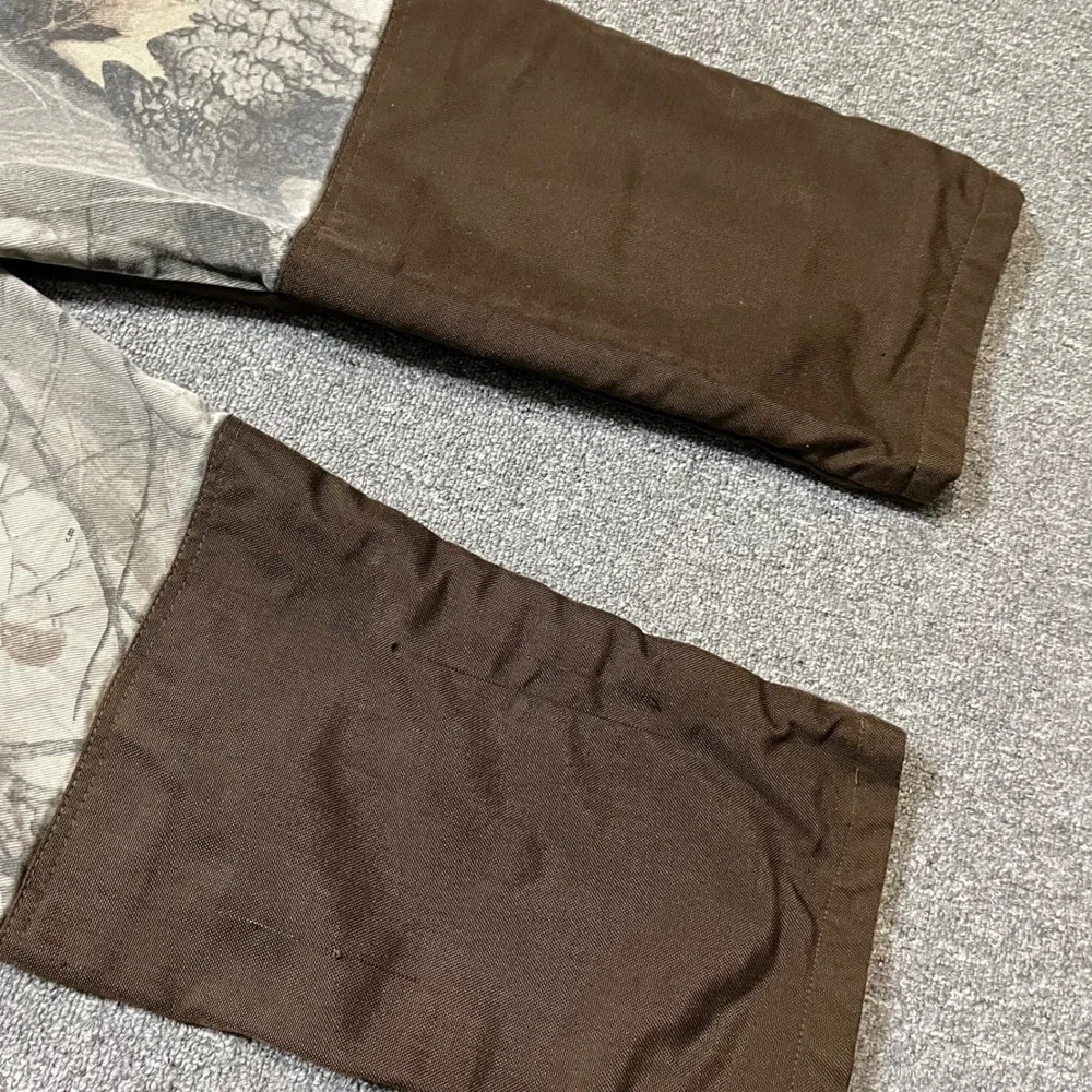 Vintage Wrangler Hunting Pants 40x30 Camo Brown Brush Guard Field Trousers‎ 90s